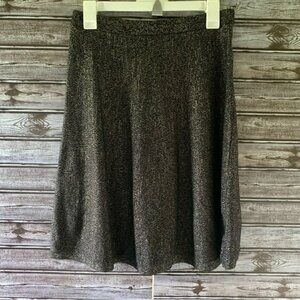 Nanette Lepore Women's Metallic Pull-On Knit Skirt Size‎ M